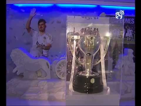 League trophy exhibited in the Real Madrid Museum