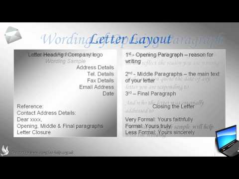 how to write reference letter