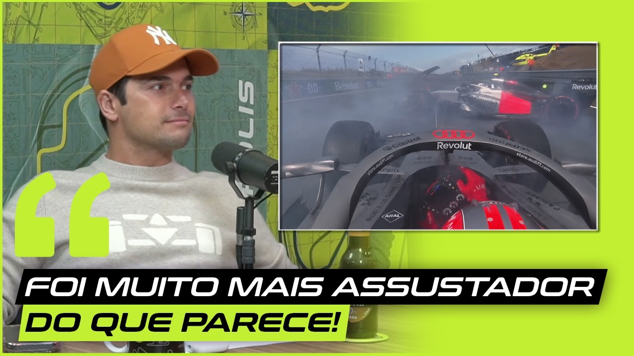 BORTOLETO E HÜLKENBERG ESCAPAM DE BATIDA GRAVE POR UM FIO EM ZANDVOORT! #cortes #pelaspistaspodcast