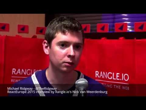 Michael Ridgway's interview at ReactEurope 2015 by Rangle.io