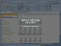 Define a Cell Name in Excel 2007