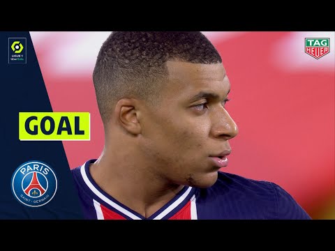 Goal Kylian MBAPPE (37' pen - PARIS SAINT-GERMAIN) AS MONACO - PARIS SAINT-GERMAIN (3-2) 20/21