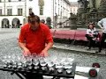 Czech Glass Harpist