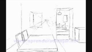 Dessin de linterieur dune maison en pe.