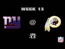 NFL Week 13 Lock of the Week NFL Week 13 Lock of the Week
