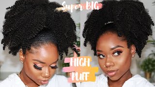 Download Super Big High Puff On 4c B Natural Hair Using 5