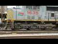 TFM SD70 Macs passing through Train Yard