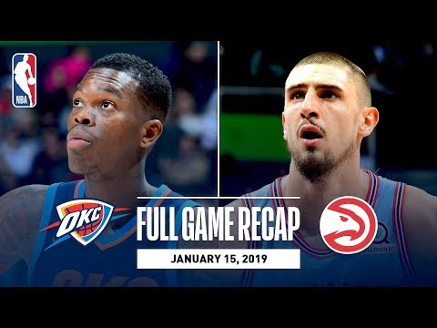 Video: Full Game Recap: Thunder vs Hawks | Young & Len Record Double-Doubles