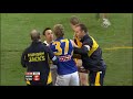 Brent Renouf hit on Adam Selwood Brent Renouf hit on Adam Selwood