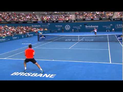 Marin Cilic v Kei Nishikori - Highlights Men's Singles Quarter Finals: Brisbane International 2014