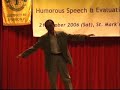 Alex Humourous Speech 2006 Alex Humourous Speech 2006