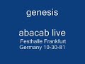 genesis- abacab live