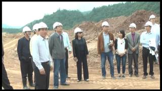 Đồng chí Nguyễn Văn Đọc, Bí thư Tỉnh ủy, Chủ tịch HĐND tỉnh kiểm tra tiến độ dự án Khu trung tâm lễ hội và dịch vụ du lịch Yên Tử và công tác chuẩn bị Hội xuân Yên Tử 2017