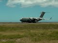 airboyd.tv Courtesy Third Army/US Army Central/ARCENT/DVIDS Produced by Lance Cpl. Kevin Beebe. C-17 taking off from Hickam Air Force Base in support of Joint POW/MIA Accounting Command's mission in Tarawa.