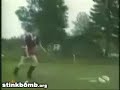 サッカー練習中のハプニング