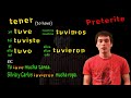 Yet another lesson on an irregular verb in the preterite: tener (to have).Rate this video if it was helpful! Let me know if you have any questions, comments or suggestions pertaining to this video. For more free Spanish video lessons, word banks and verb conjugation charts, visit www.senorjordan.com