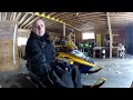 paraplegic, transfers on sled and rides to powder Part One