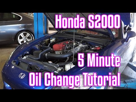how to change oil civic type r