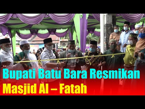 Bupati Batu Bara Resmikan Masjid Al – Fatah