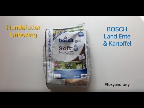 Hundefutter Unboxing I Futtertest I Bosch Soft Adult Land Ente & Kartoffel