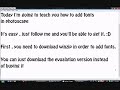 How to add fonts in Photoscape For VISTA