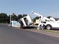 box truck roll over