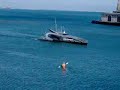 Earthrace Spaceship Lands at Giants Game