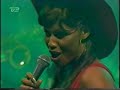 live in danish tv 2001. with zindy laursen and kuku agami in front and the band is claes antonsen drums, s�ren runge keyboards, jens runge guitars and lars