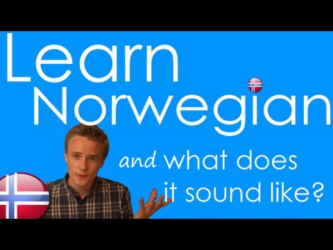 norwegian - Want to learn Norwegian? Or do you just wonder what this crazy language sounds like? This video tutorial explains and teaches the basics of Norwegian and som...
