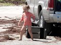 chandler at the beach dancing to her favorite song el cerito place by charlie robinson