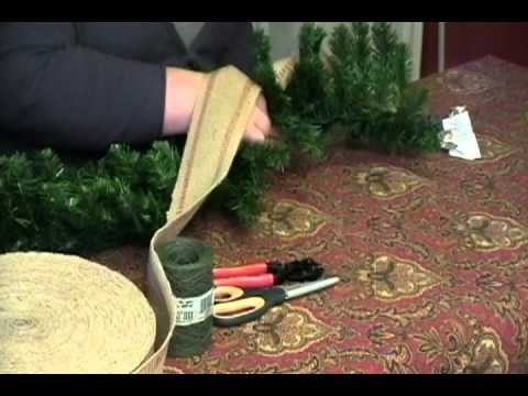 how to attach ornaments to garland