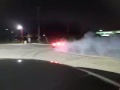 Drunk at gas station causing a seen