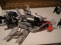 a new bionicle vehicle, matoran, eil ruler, and a crocodile moc