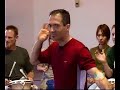 kalani demonstrates how to create a echo activity with half the group while the other half keeps playing a groove. - from the together in rhythm book and dvd by alfred publishing.