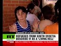 Residents flee war zone in their thousands