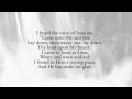 I Heard The Voice of Jesus Say (Kingsfold) - Audrey Assad