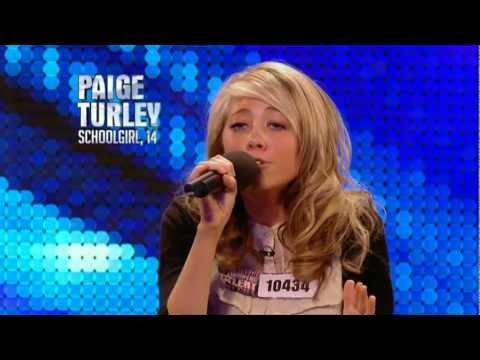 paige - At 14, Paige Turley sings Bon Iver's hit Skinny Love like a diva- tastic powerhouse performer. So much so that BGT Judge Simon Cowell tells Paige she is one ...