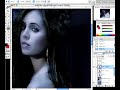 Turning Eliza Dushku Into a Vampire using Photoshop