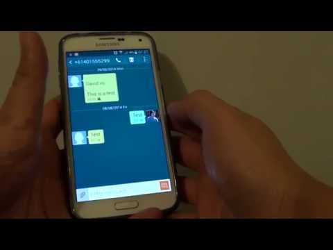 Samsung Galaxy S5: How to Change or Remove Messages Picture (G+ / Google+)