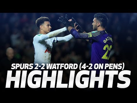 Video: HIGHLIGHTS | SPURS 2-2 WATFORD (4-2 ON PENS) | CARABAO CUP THIRD ROUND
