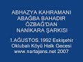 Abağba Bahadır'dan Nanikara Nartajans.net