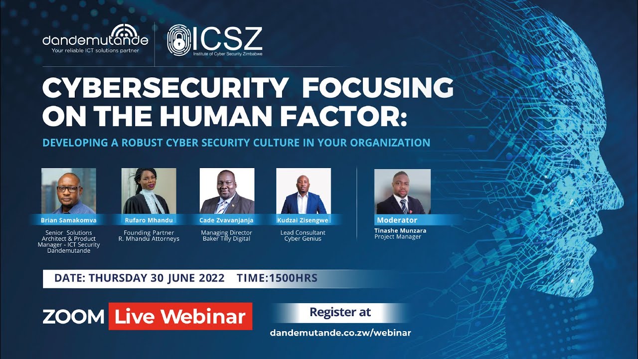 Webinar: Cybersecurity focusing on the Human Factor Part 2