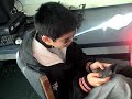 james n his gameboy...