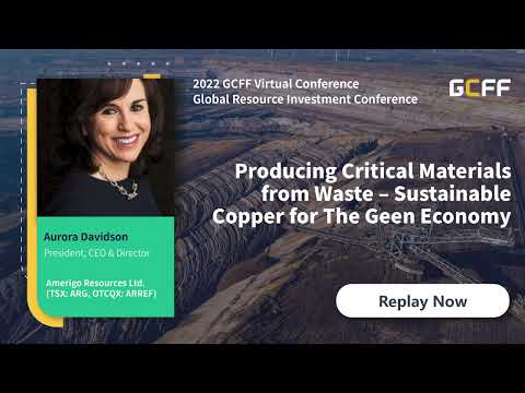 Producing Critical Materials from Waste Sustainable Copper for The Green Economy Sept. 29, 2022