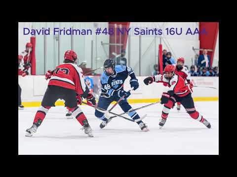 NY Saints 16U AAA- David Fridman #48 Hockey Highlights