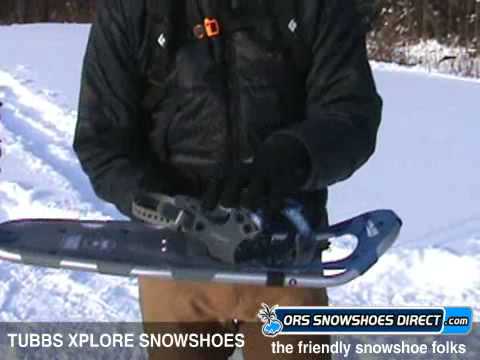 how to fasten tubbs snowshoes