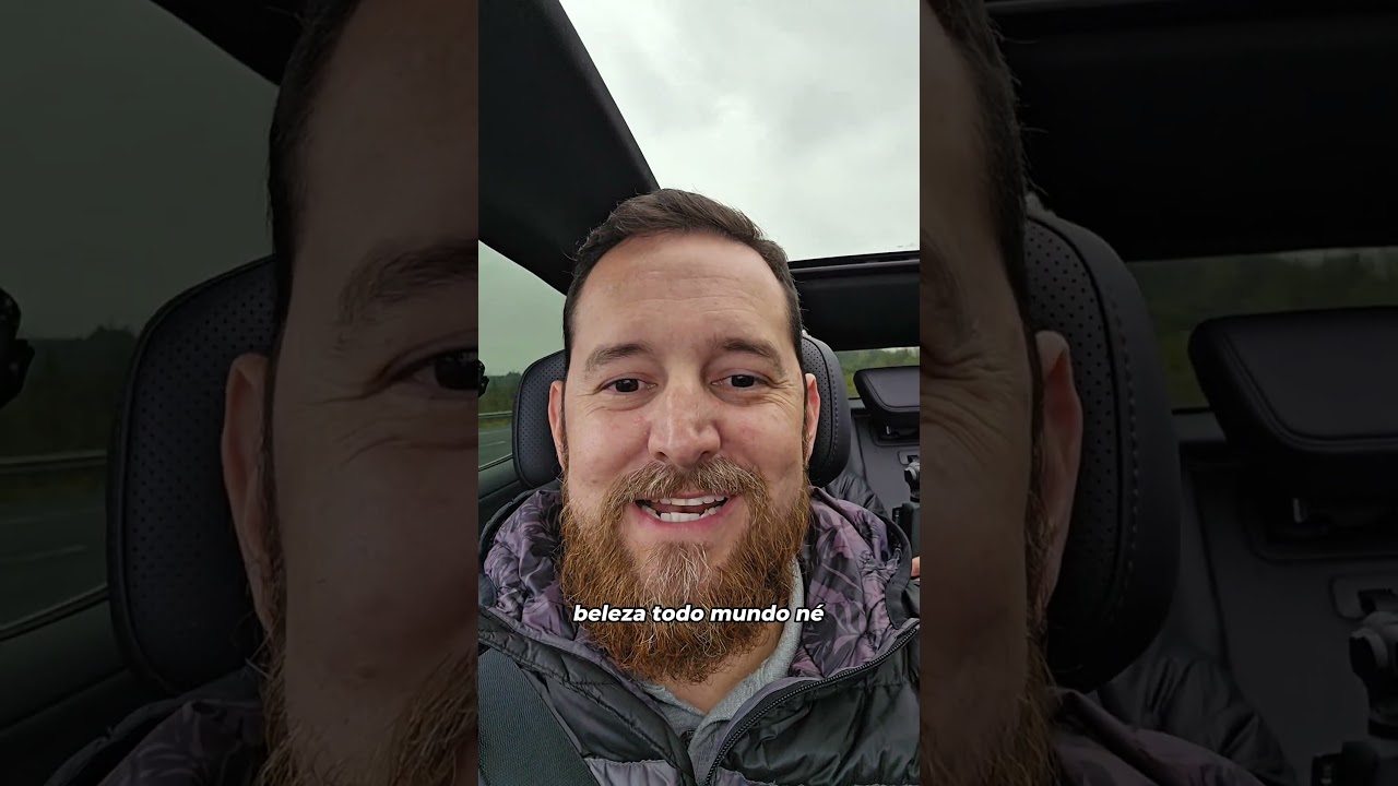 Andando em uma pista de reta infinita na China