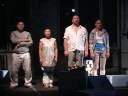 the third series thrusts kommander kobayashi and his hermenauts right into the grand finale of the whole series.
episode #5 aoihana darf nicht sterben! [aoihana must not die!] deals with a truely existential problem: the hermenauts are the last ones of their kind. they have to procreate before it is too late! but how? which protocol should they follow? what should they pass on to the next generation? and what is the charge for that kind of fertilisation? the hermenauts are ready to face the unknown task and commit themselves to a true specialist  the legendary ‚mistress of budapest. the sequel is composed by the young hungarian composer gryllus samu, an innovator between the borders of concert and performance.
in episode #6, titeled am ende. [at the end.], the secret of the cryptic kobayashi is finally disclosed. the kommander arises in all his might and leads the hermenauts to a place with no return. klaus lang, one of the most influential composers of his gerneration, has composed this sequel as a scene of spiritual slaughter. it is a grand tableau featuring organ sounds, a choir and a brass band.