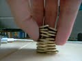Poker Shuffle with 18 10-cent-coins