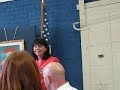 Diane Hamby at the Fifth District Meeting